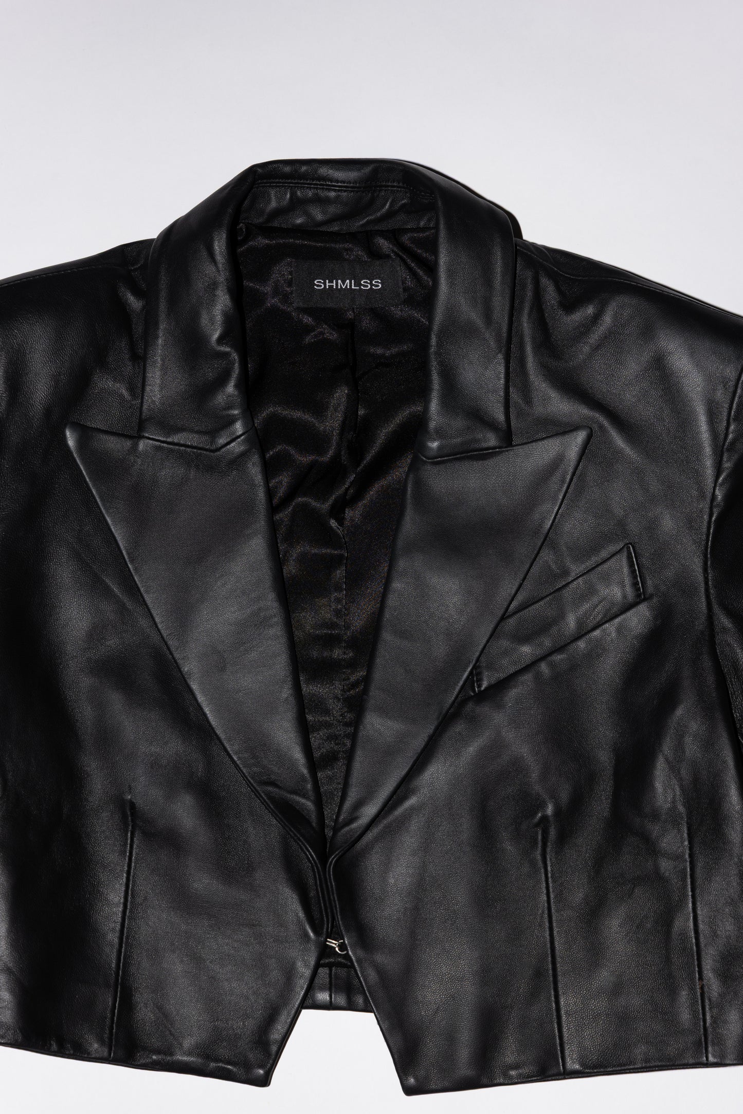 SIGNATURE LEATHER CROP