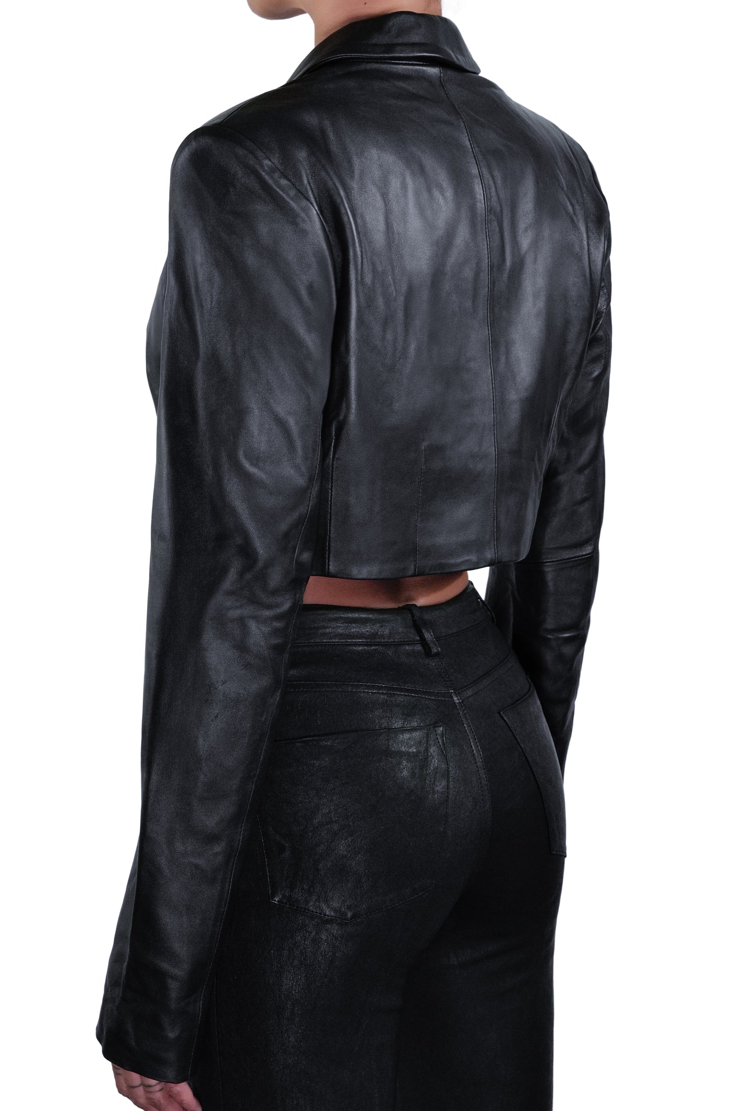 SIGNATURE LEATHER CROP