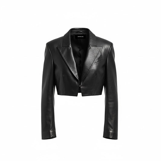 SIGNATURE LEATHER CROP